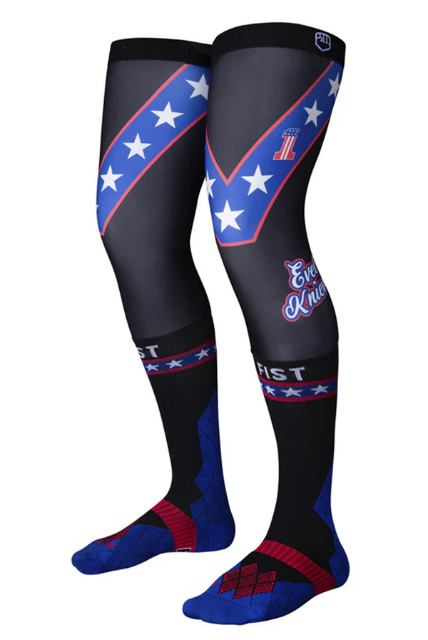 KNIEVEL MOTO SOCK BLACK